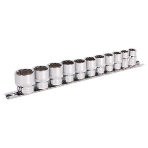 Sealey Socket Set 11pc 3/8" Drive Total Drive (Premier)