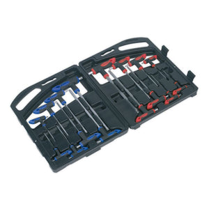 Sealey T-Handle TRX-Star* & Hex Key Set 16pc (Premier)