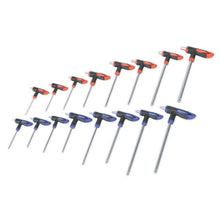 Load image into Gallery viewer, Sealey T-Handle TRX-Star* &amp; Hex Key Set 16pc (Premier)
