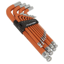 Load image into Gallery viewer, Sealey Jumbo Ball-End Hex Key Set 13pc Anti-Slip - Imperial (Premier)
