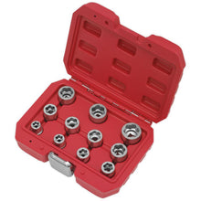 Load image into Gallery viewer, Sealey Bolt Extractor Socket Set 11pc 3/8" Drive Metric
