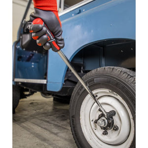 Sealey Breaker Bar 750mm (30") - 1/2" Drive Comfort Grip (Premier) - Red