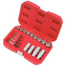 Load image into Gallery viewer, Sealey Bolt, Stud &amp; Screw Extractor Set 18pc
