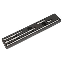 Load image into Gallery viewer, Sealey Wobble Extension Bar Set 5pc 3/8&quot; Sq Drive (Premier)
