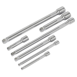 Sealey Wobble/Rigid Extension Bar Set 7pc 1/4", 3/8" & 1/2" Drive (Premier)