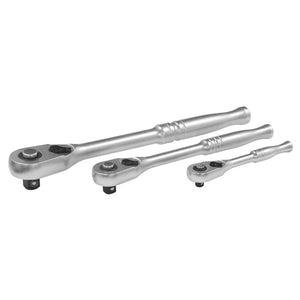 Sealey Ratchet Wrench Set 3pc Pear-Head Flip Reverse - Premier Series (Platinum) (Premier)