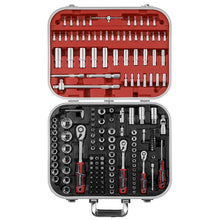 Load image into Gallery viewer, Sealey Socket Set 172pc 1/4&quot;, 3/8&quot; &amp; 1/2&quot; Sq Drive WallDrive (Premier)
