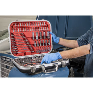 Sealey Socket Set 216pc 1/4", 3/8" & 1/2" Sq Drive WallDrive (Premier)