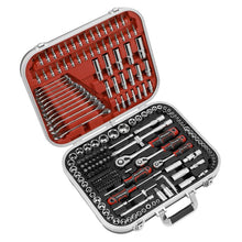 Load image into Gallery viewer, Sealey Socket Set 216pc 1/4&quot;, 3/8&quot; &amp; 1/2&quot; Sq Drive WallDrive (Premier)
