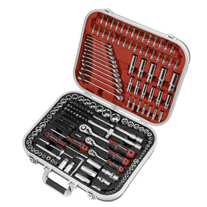 Sealey Socket Set 216pc 1/4", 3/8" & 1/2" Sq Drive WallDrive (Premier)