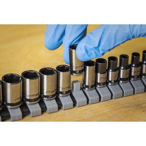 Sealey Socket Set 13pc 1/4" Drive Metric - Black Series (Premier)