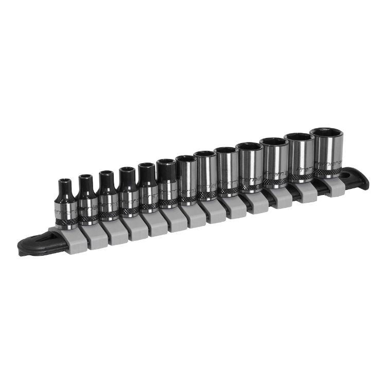 Sealey Socket Set 13pc 1/4
