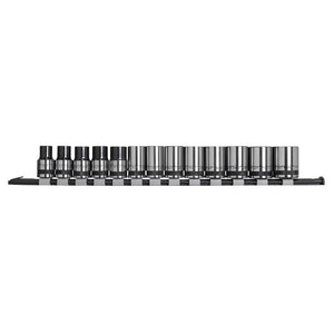 Sealey Socket Set 13pc 1/2" Drive Metric - Black Series (Premier)