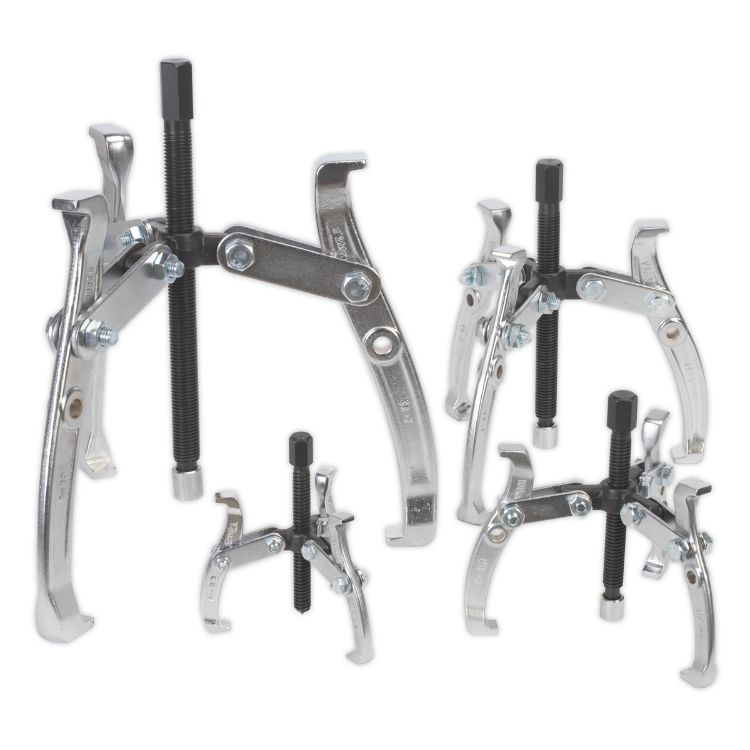 Sealey Gear Reversible Puller Set 4pc Triple Leg