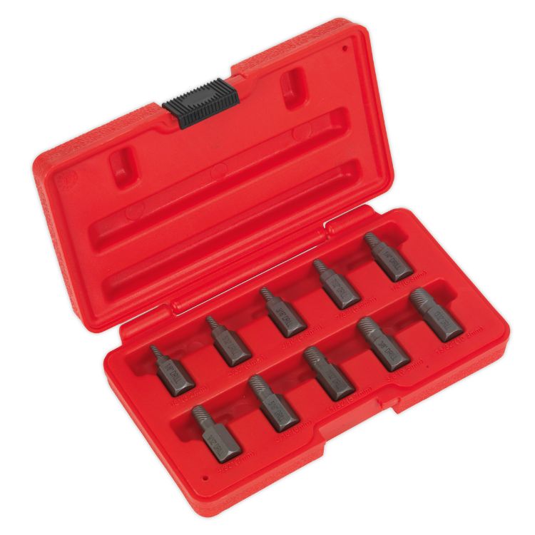 Sealey Multi-Spline Screw Extractor Set 10pc