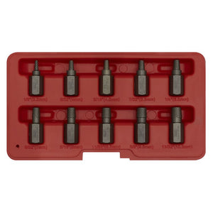 Sealey Multi-Spline Screw Extractor Set 10pc