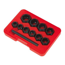 Load image into Gallery viewer, Sealey Bolt Extractor Set 11pc Spanner Type

