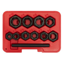 Load image into Gallery viewer, Sealey Bolt Extractor Set 11pc Spanner Type
