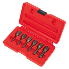 Load image into Gallery viewer, Sealey Screw Extractor Set 6pc 3/8" Drive
