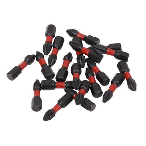 Sealey Phillips #2 Impact Power Tool Bits 25mm - 20pc (Premier)
