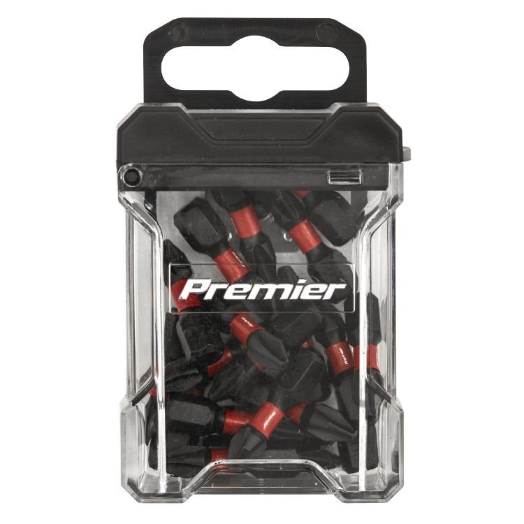 Sealey Phillips #2 Impact Power Tool Bits 25mm - 20pc (Premier)