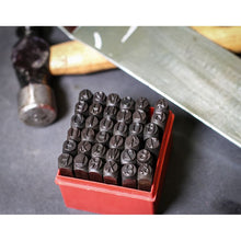 Load image into Gallery viewer, Sealey Letter and Number Punch/Stamp Set 36pc 8mm
