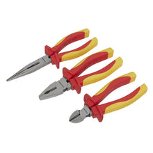 Load image into Gallery viewer, Sealey Pliers Set 3pc VDE Approved (Premier)
