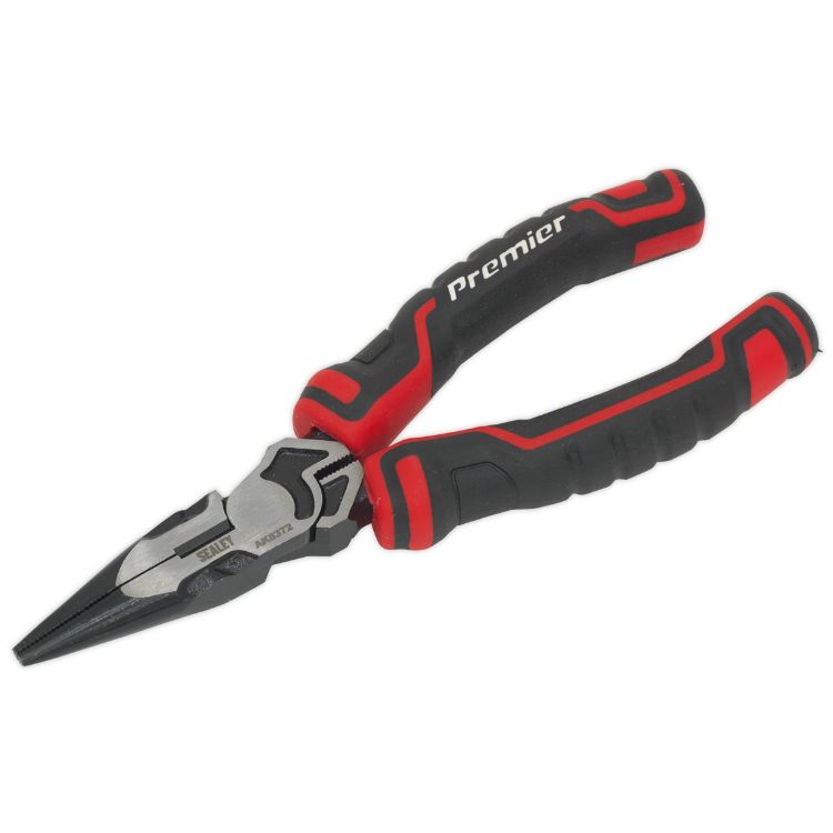 Sealey Long Nose Pliers 160mm - High Leverage (Premier)