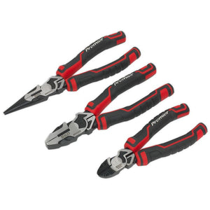 Sealey Pliers Set High Leverage 3pc (Premier)