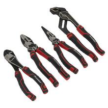 Load image into Gallery viewer, Sealey Pliers Set High Leverage 4pc (Premier)
