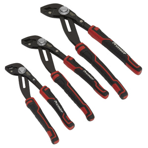 Sealey Water Pump Pliers Set 3pc Quick Release (Premier)