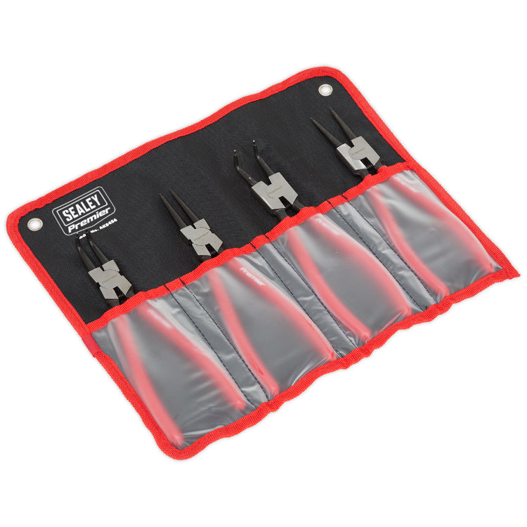 Sealey Internal/External Circlip Pliers Set 4pc 230mm (Premier)