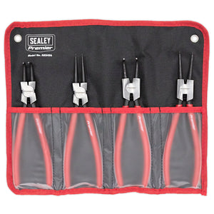 Sealey Internal/External Circlip Pliers Set 4pc 230mm (Premier)