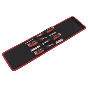 Sealey Hammer-Thru Wood Chisel 4pc Set (Premier)
