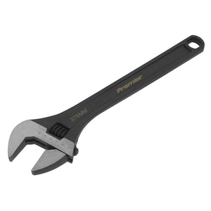 Sealey Adjustable Wrench 375mm - Black Phosphate Finish (Premier)