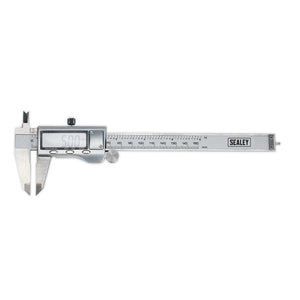 Sealey Digital Vernier Caliper 0-150mm (0-6") Stainless Steel