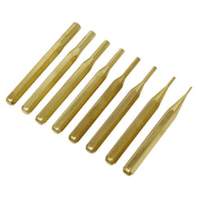 Load image into Gallery viewer, Sealey Brass Pin Punch Set 8pc
