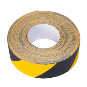 Sealey Anti-Slip Tape Self-Adhesive Black Yellow 50mm x 18M