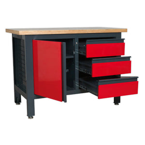 Sealey Workstation, 3 Drawers & Cupboard