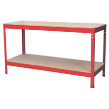 Load image into Gallery viewer, Sealey Workbench Steel Wooden Top 1.53M
