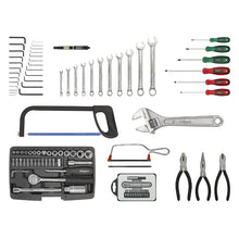 Load image into Gallery viewer, Sealey Topchest 6 Drawer Ball-Bearing Slides - Red/Grey &amp; 98pc Tool Kit

