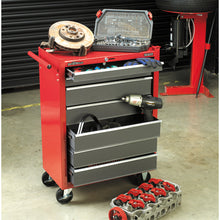 Load image into Gallery viewer, Sealey Rollcab 7 Drawer Ball-Bearing Slides Red/Grey
