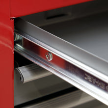 Load image into Gallery viewer, Sealey Rollcab 7 Drawer Ball-Bearing Slides Red/Grey
