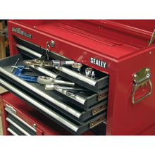 Load image into Gallery viewer, Sealey Topchest 9 Drawer Ball-Bearing Slides - Red/Grey
