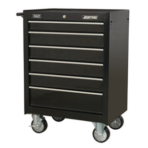 Sealey Rollcab 6 Drawer Ball-Bearing Slides Black
