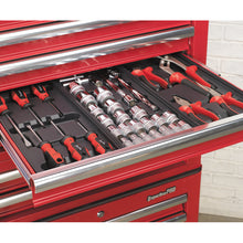 Load image into Gallery viewer, Sealey Topchest 5 Drawer Ball-Bearing Slides (45mm) - Red (Cylinder Lock)
