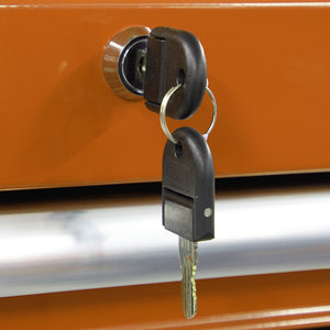 Sealey Rollcab 7 Drawer Ball-Bearing Slides Orange