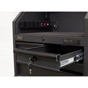 Sealey Topchest 4 Drawer Soft Close Drawers & Power Strip 660mm
