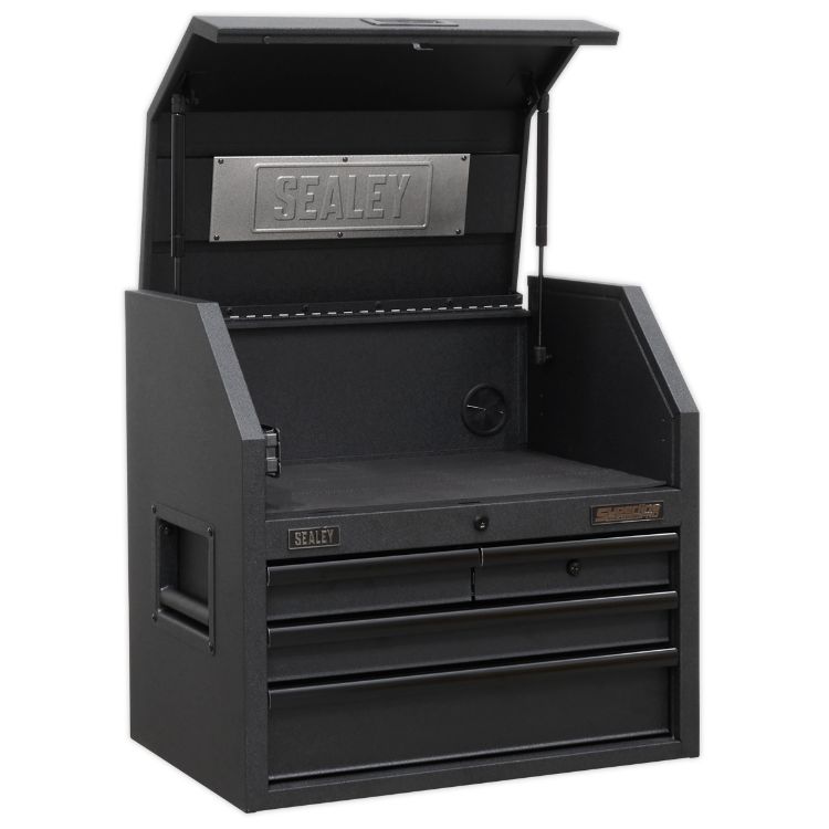 Sealey Topchest 4 Drawer Soft Close Drawers & Power Strip 660mm