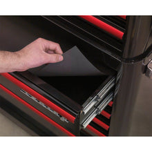 Load image into Gallery viewer, Sealey Retro Style Topchest, Mid-Box &amp; Rollcab Combination 10 Drawer Black, Red Anodised Drawer Pulls
